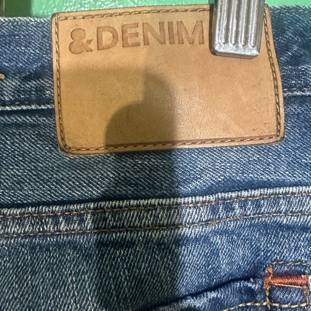 H&M selvedge denim Relaxed Fit Jeans with Distressed Details - Picture 3 of 5